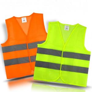 Chaleco reflectivo norma vial 60gr, naranja y amarillo-Arg Protección Citerfil 60gr