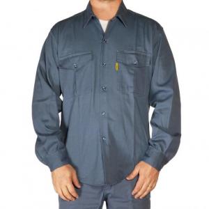 Tela grafa, azulino-Gaucho Camisa de trabajo azulino