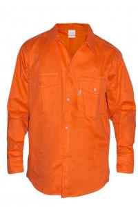 Tela grafa, color naranja Grafa 70 Camisa de trabajo, naranja